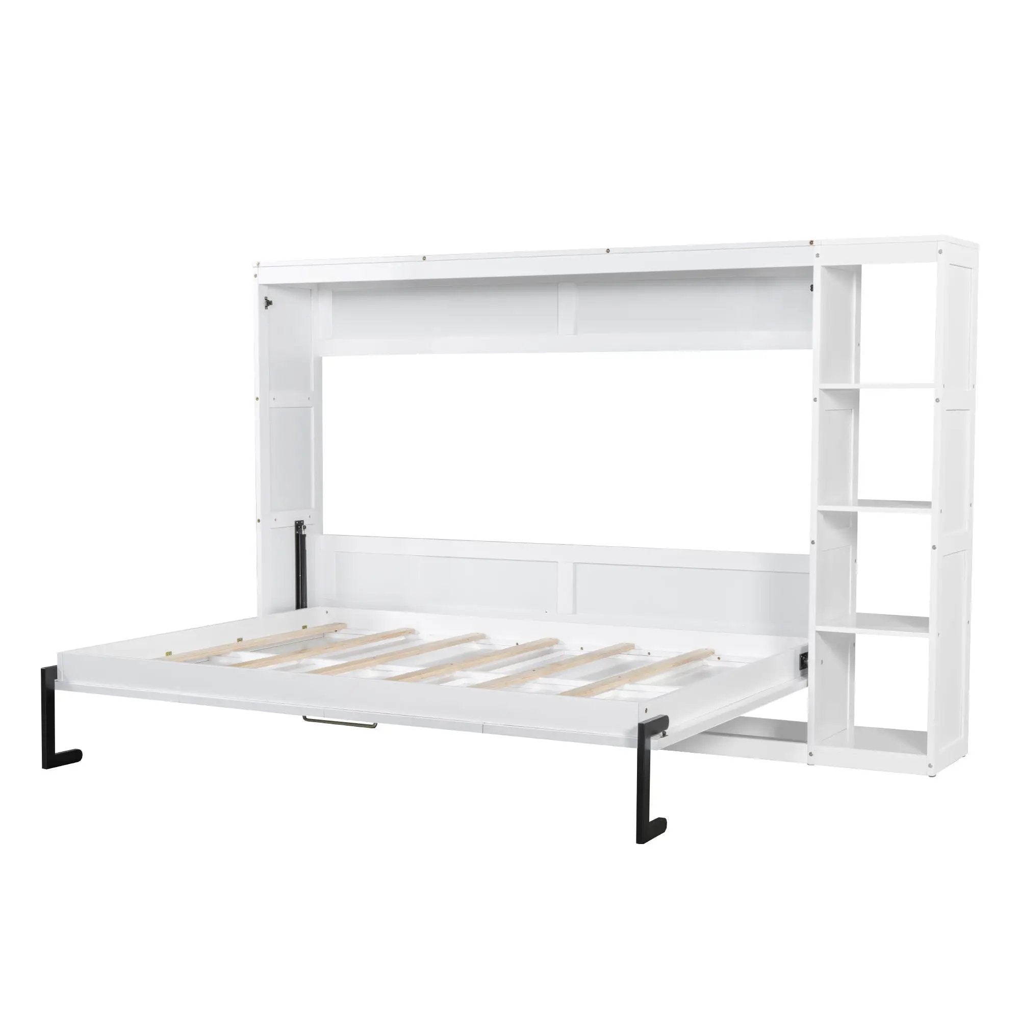 Murphy Bed With Bookshelf And Storage