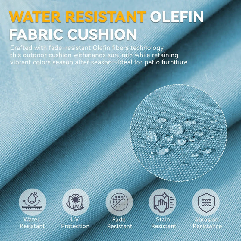 Waterproof Outdoor Cushion Set - 6" Thick by HouseOfZazla