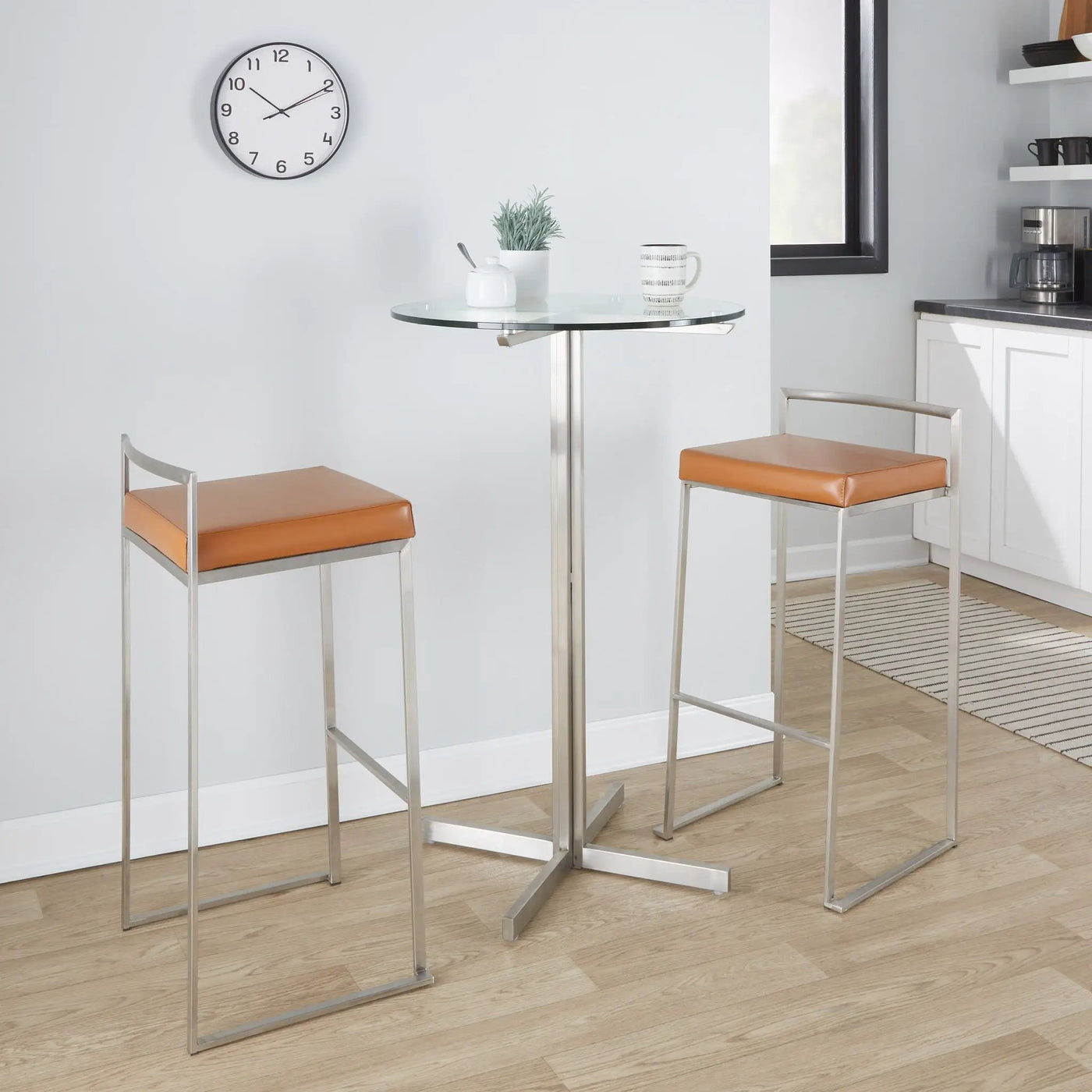 Fuji - Contemporary Stackable Design Barstool by HouseOfZazla