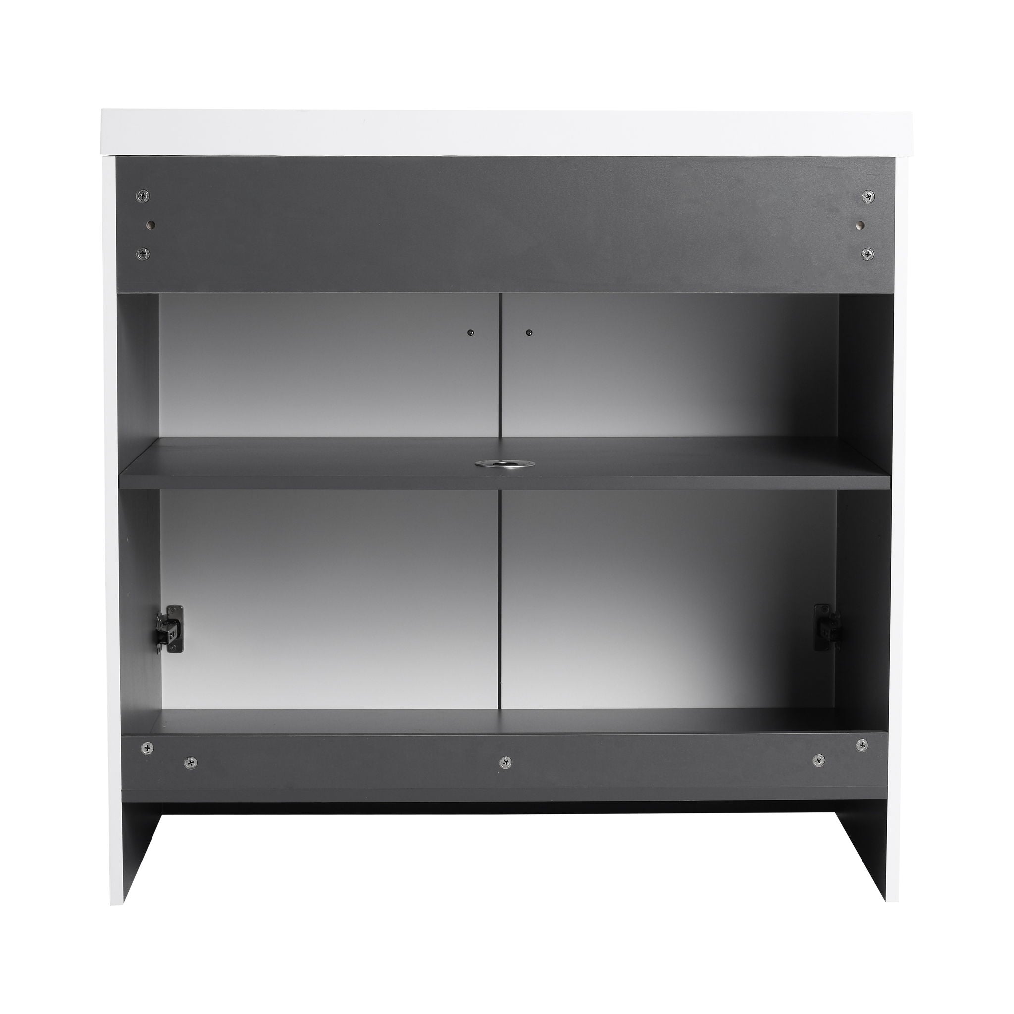 Modern Freestanding Bathroom Vanity With Soft Close Cabinet Doors by HouseOfZazla