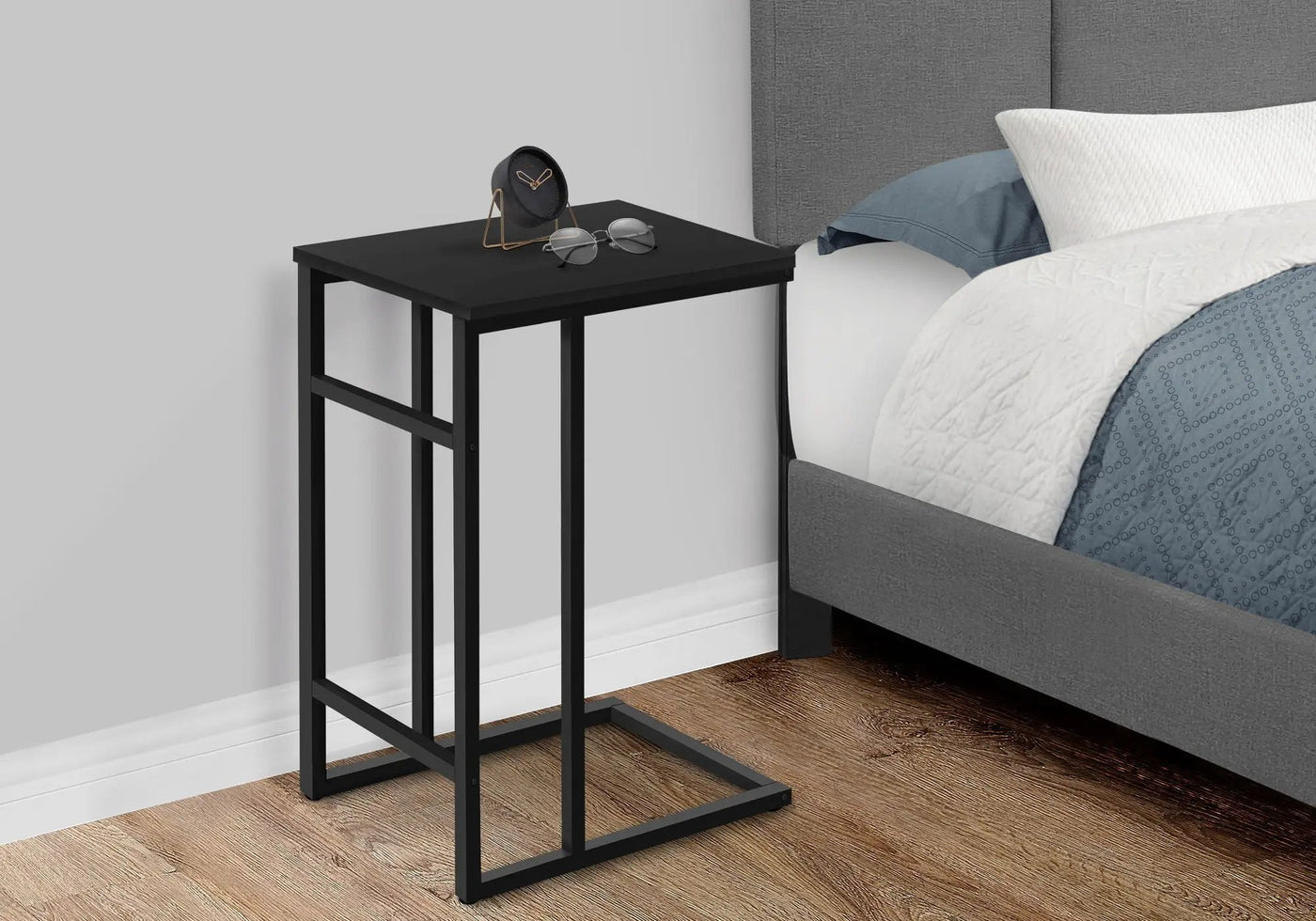 Accent Table, C - Shaped, Contemporary & Modern, Versatile Use by Unique Piece Furniture