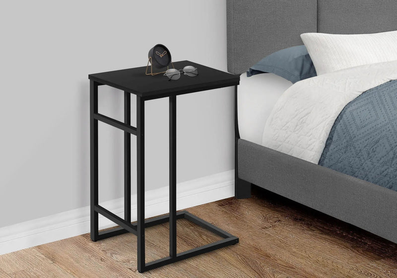 Accent Table, C-Shaped, Contemporary & Modern, Versatile Use by HouseOfZazla