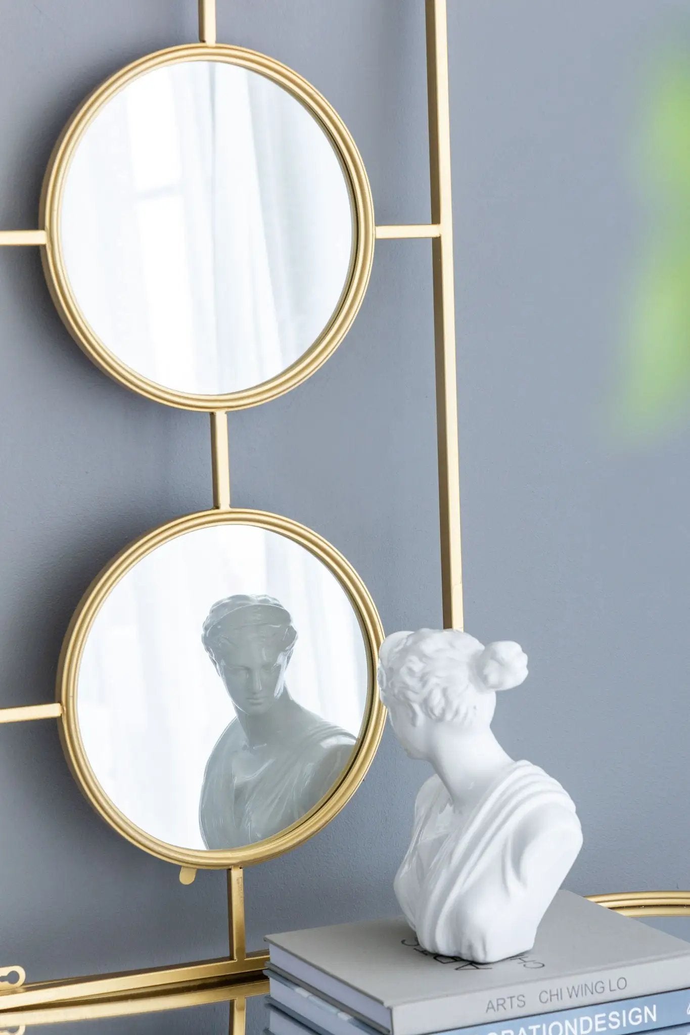 3 Mirror Piece Wall Mirror InRectangular Frame, Home Wall Decor For Bedroom Living Room by Unique Piece Furniture