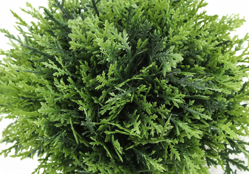 5" Tall, Artificial Plant, Grass, Indoor, Faux, Fake, Table, Greenery, Potted, Decorative (Set of 3) - Green / Gray by Unique Piece Furniture