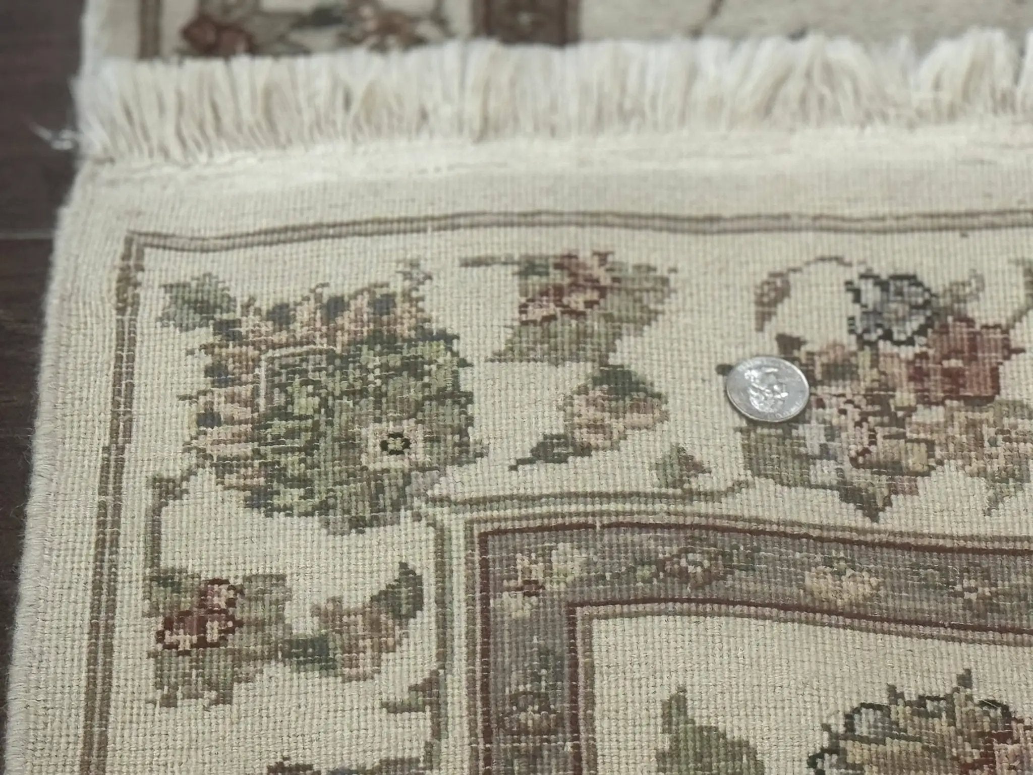 Pak Persian Runner Rug 2.6 x 8ft, Oriental Carpet for Hallway or Kitchen, Handmade, Wool and Silk Highlights by Jewel Rugs