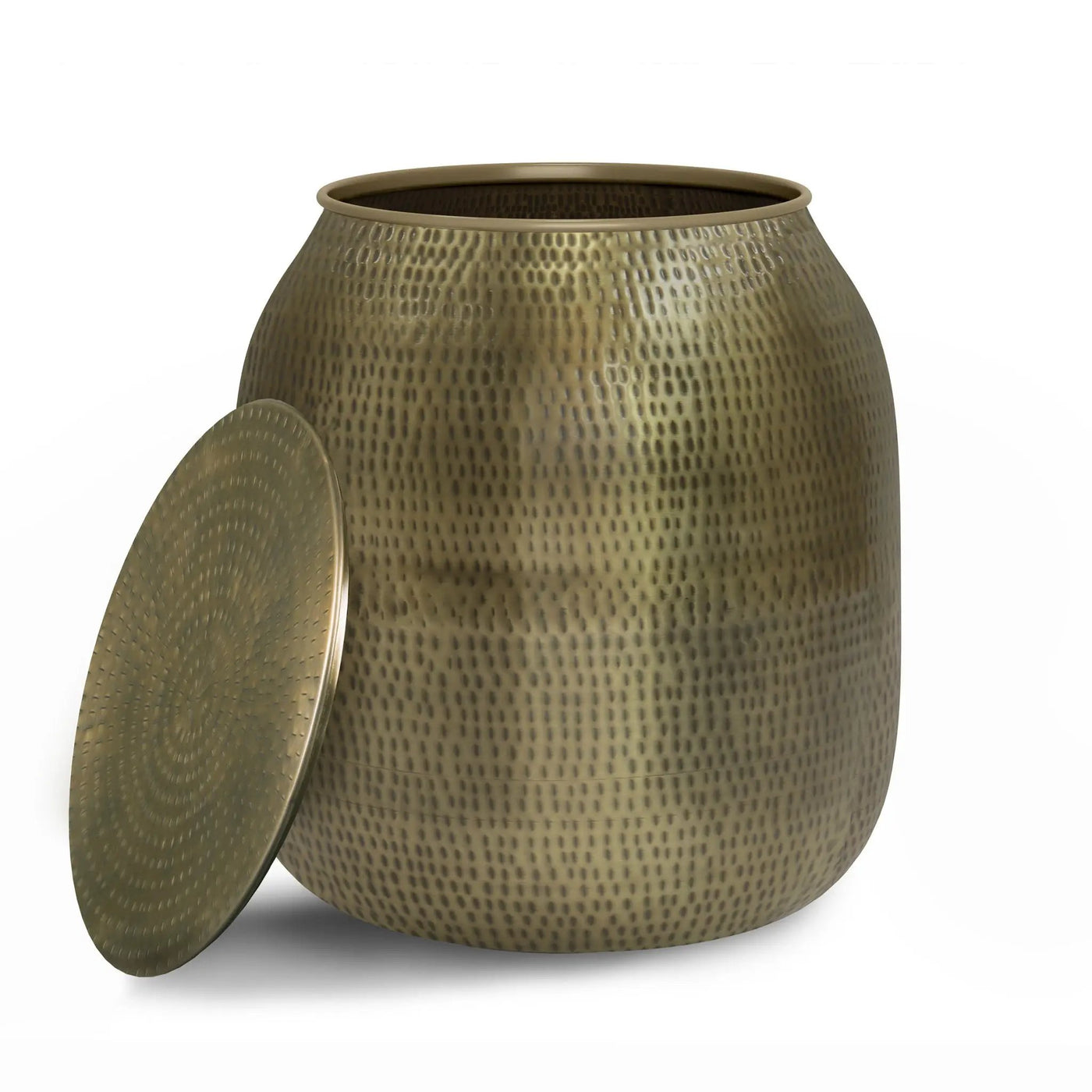 Griffen - Handcrafted Metal Storage Accent Table by Unique Piece Furniture