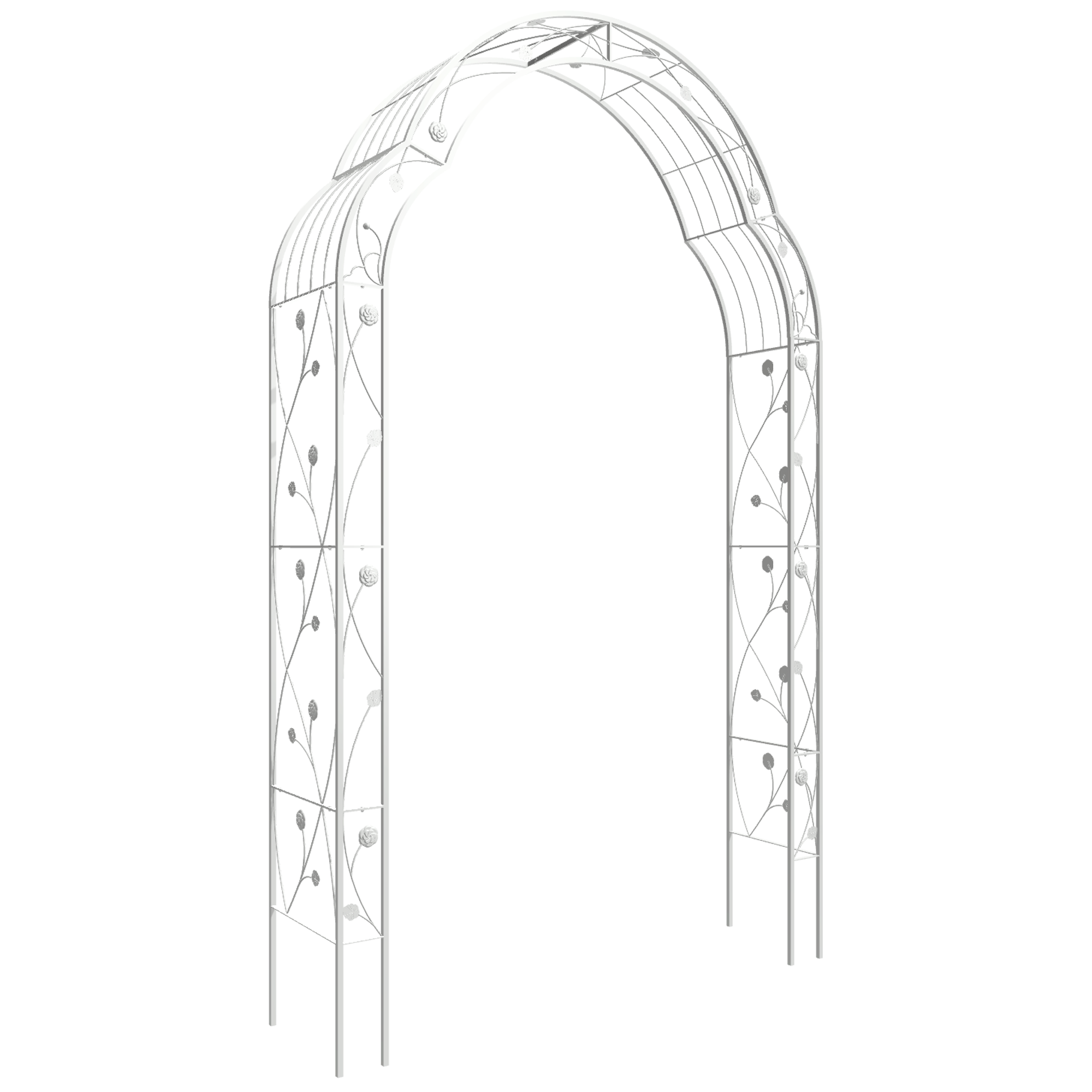 Metal Garden Arch by HouseOfZazla