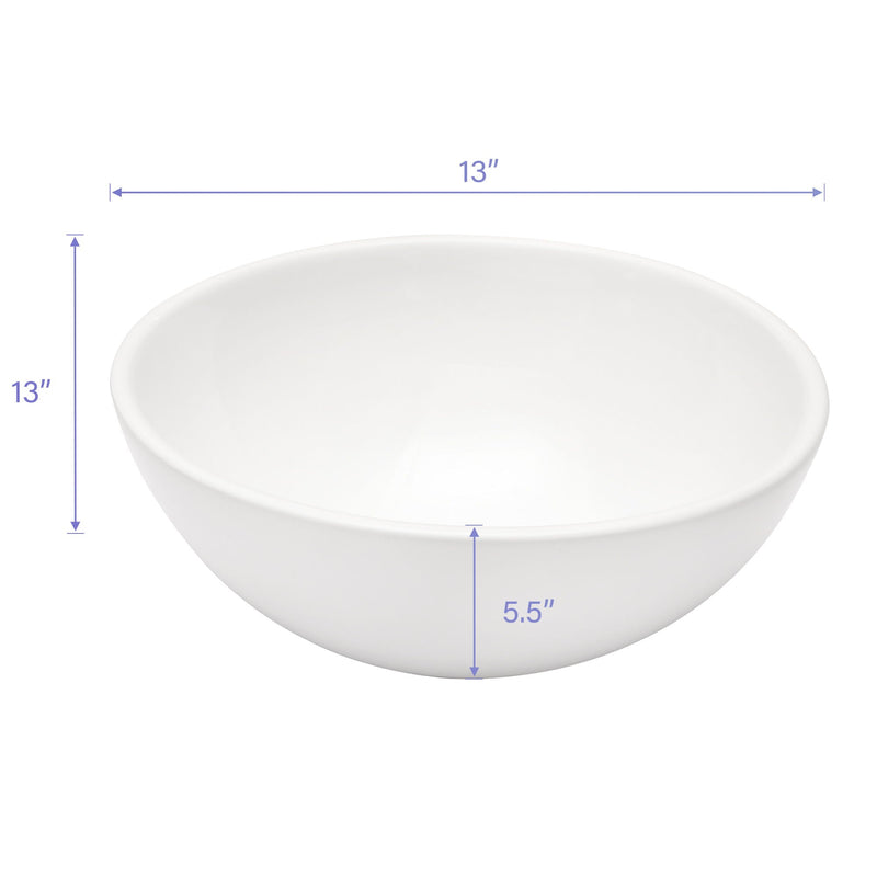 Modern Ceramic Circular Vessel Bathroom Sink by HouseOfZazla