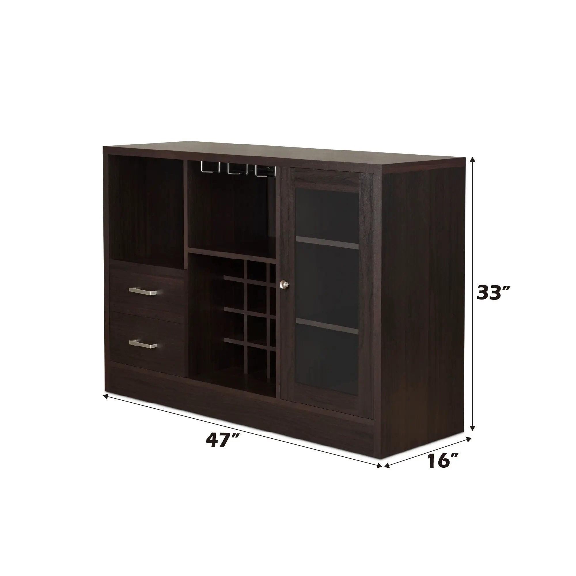Hazen - Wine Cabinet III - Espresso by Unique Piece Furniture