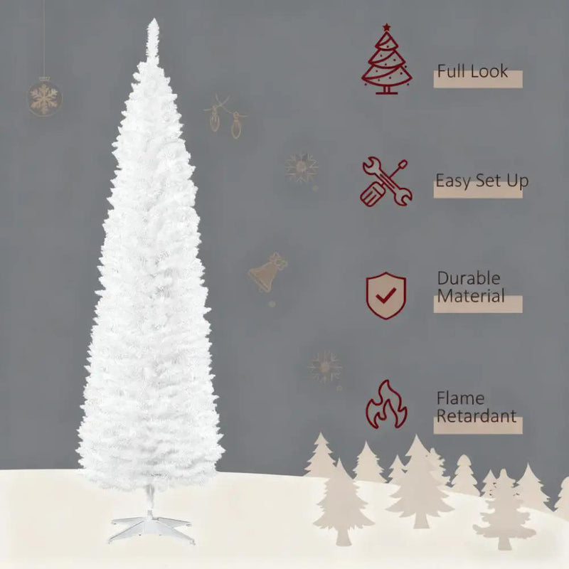 Slim Xmas Tree - Artificial Pencil Christmas Tree by HouseOfZazla