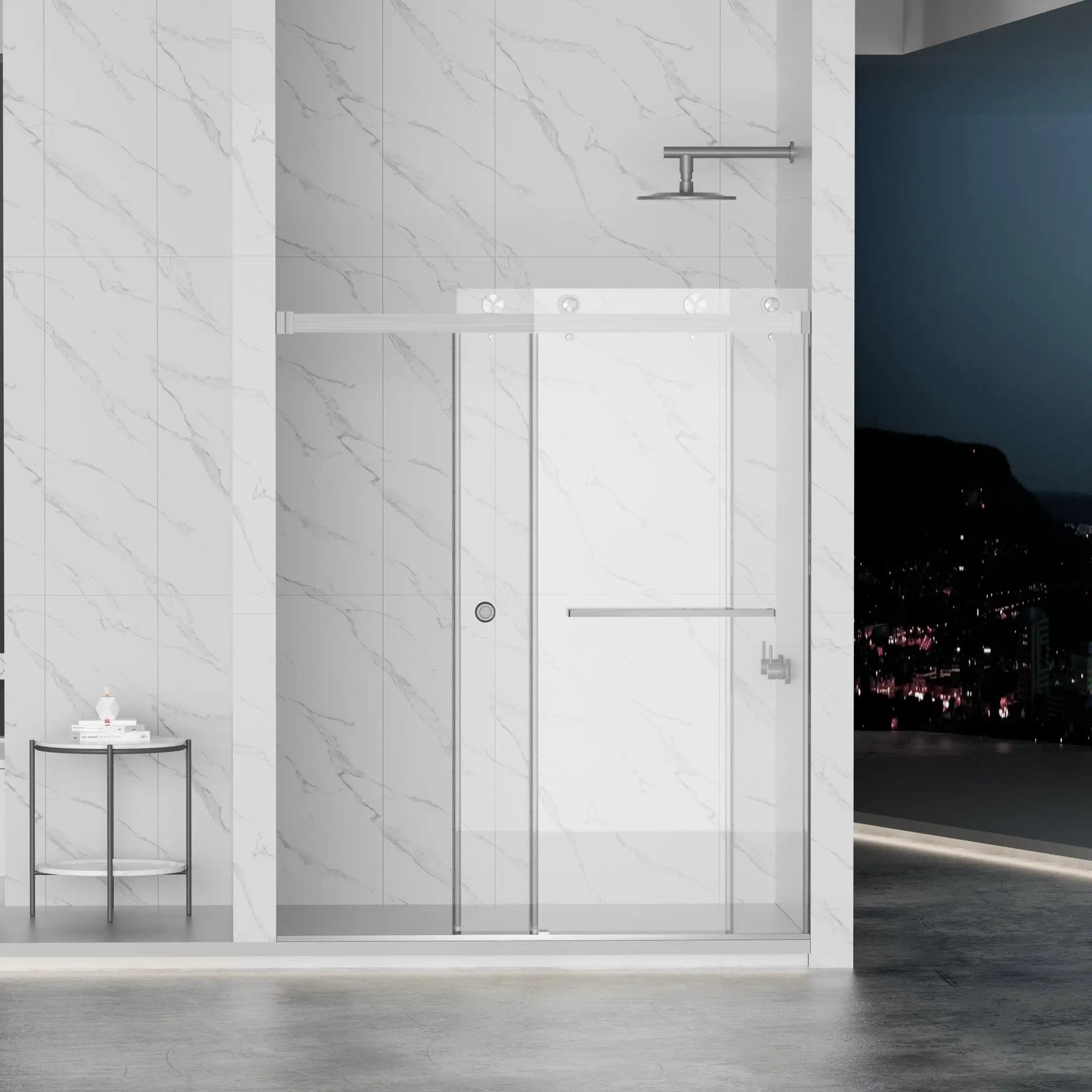 55-59" x 72" Frameless Shower Door by HouseOfZazla