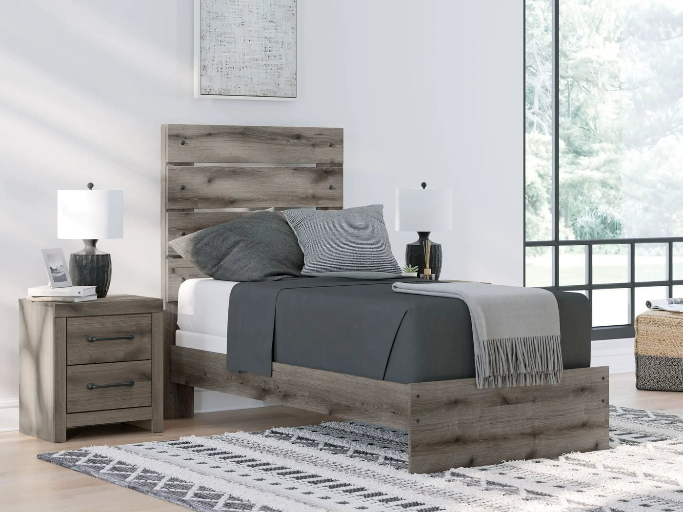 Graystorm - Panel Bed by Unique Piece Furniture