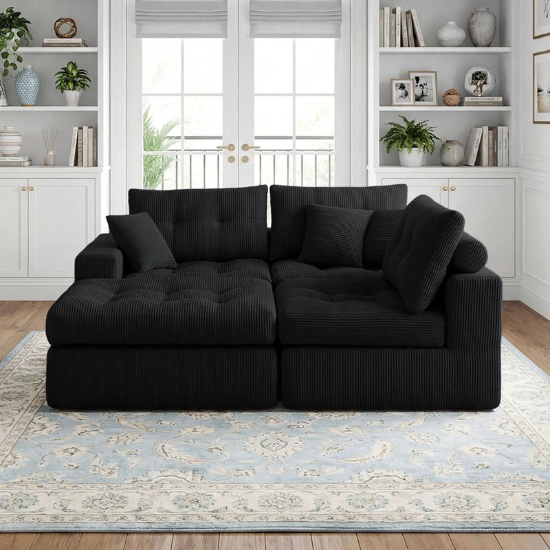 Corner Chaise L-Shaped Sectional Sofa Bed by Unique Piece Furniture