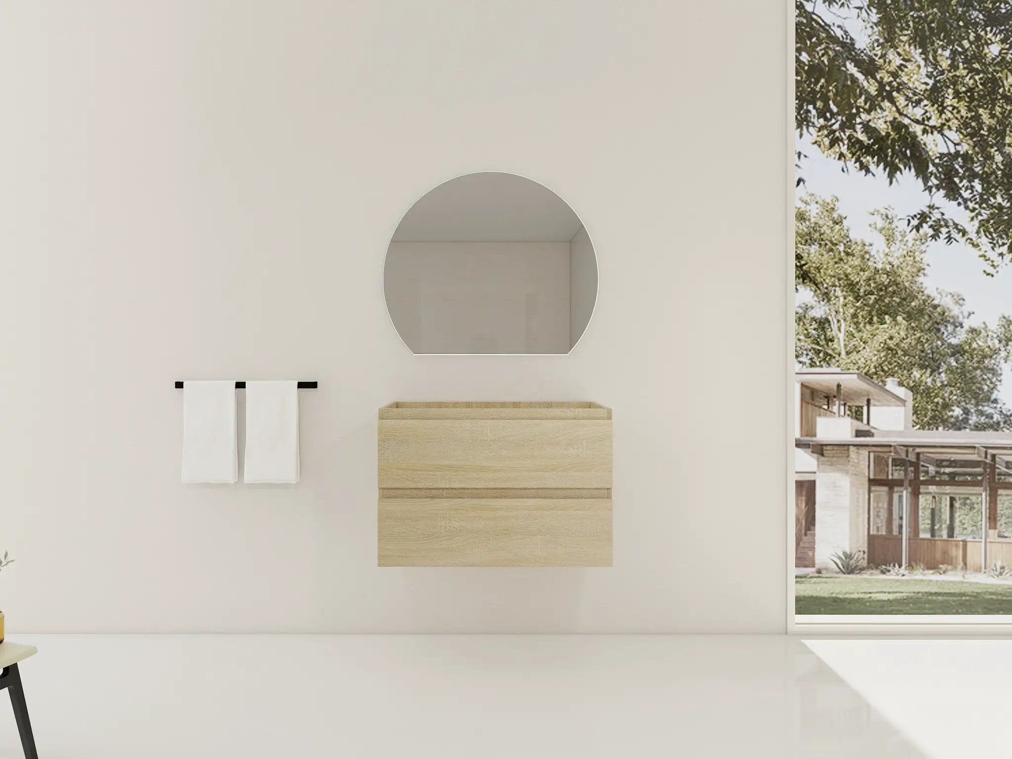 30" Wall-Mounted Bathroom Vanity Cabinet by HouseOfZazla