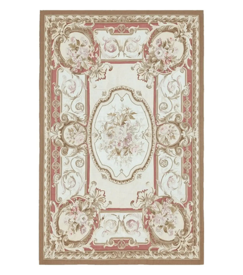 Aubusson Rug 6x9 by Jewel Rugs