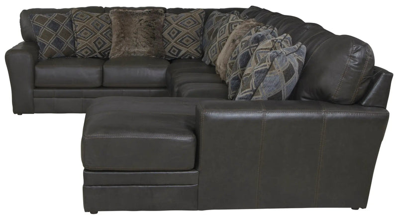 Denali - Italian Leather Match Sectional by Unique Piece Furniture