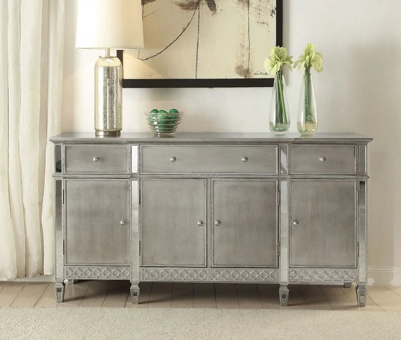 Kacela - Server - Mirrored & Champagne by Unique Piece Furniture