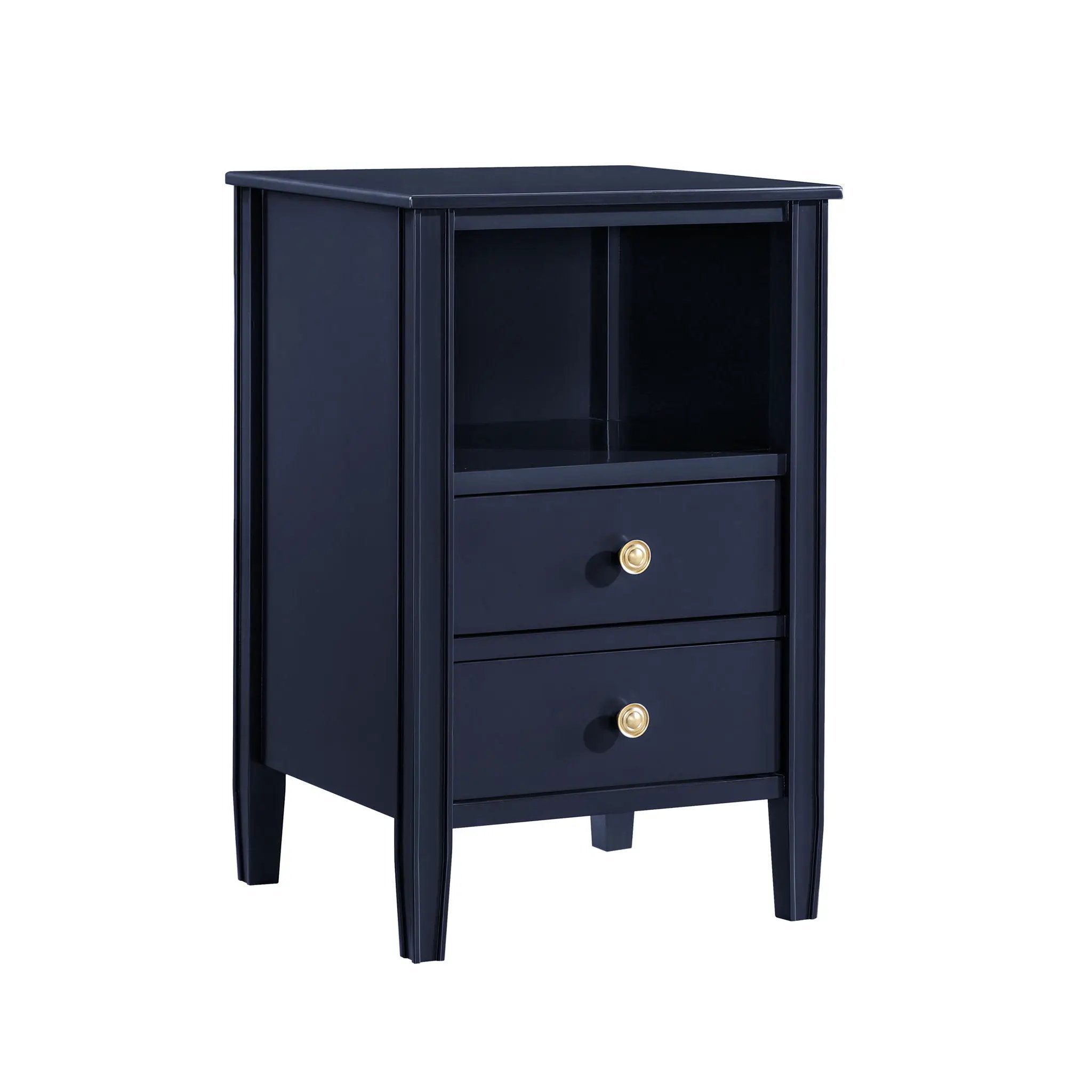 Winston - 2 Drawer Storage Nightstand by HouseOfZazla