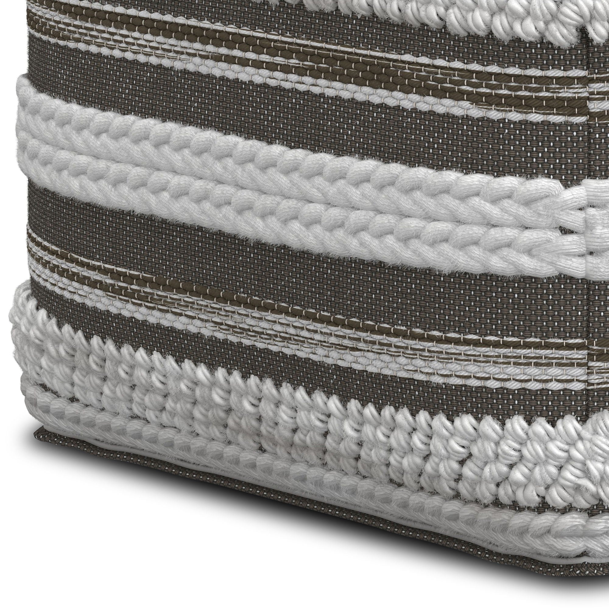 Sommer - Handcrafted Square Pouf by HouseOfZazla