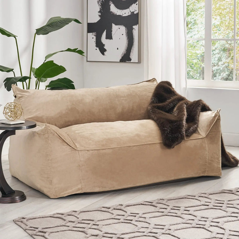 Fila - een Oversized Seater Bean Bag Chair With Armrests by Unique Piece Furniture