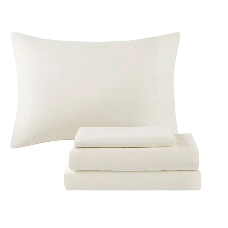 12 Piece Comforter Set with Cotton Bed Sheets Blue King by HouseOfZazla