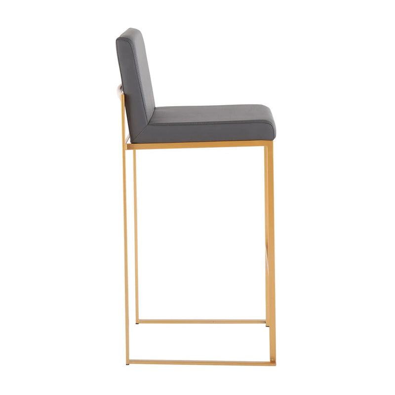 Fuji - Contemporary Design High Back Barstool by Unique Piece Furniture