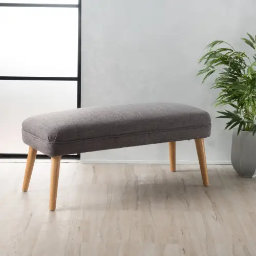 38 Inch Wide Rectangle Ottoman Bench Footstool by HouseOfZazla