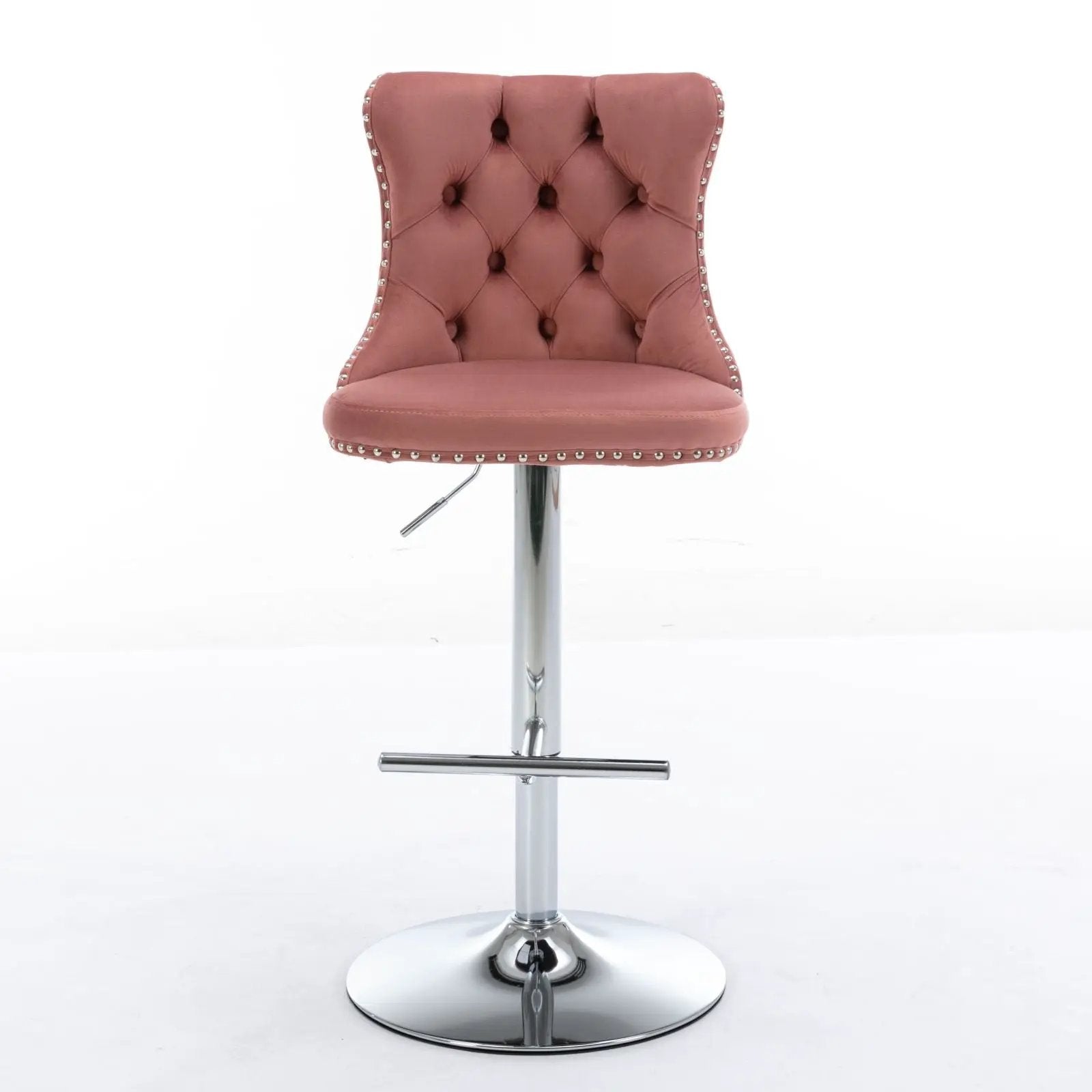 Swivel Adjustable Height Barstools Set of 2 by HouseOfZazla