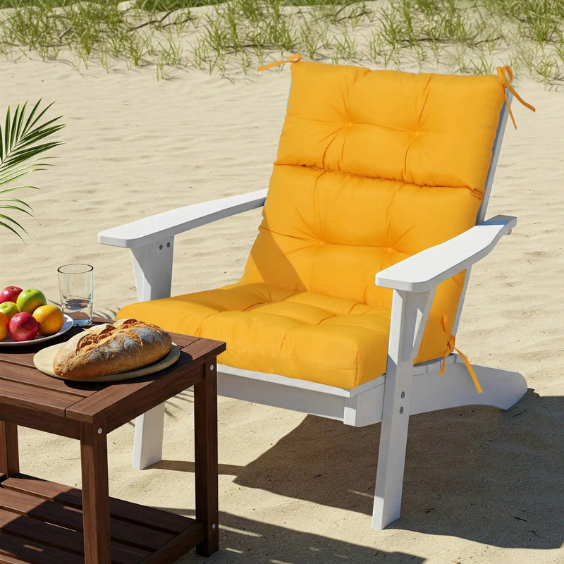 2 Piece High Back Patio Chair Cushion Set by HouseOfZazla