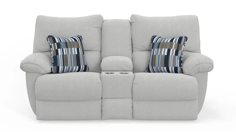 Lenny - Power Lay Flat Reclining Console Loveseat by Unique Piece Furniture