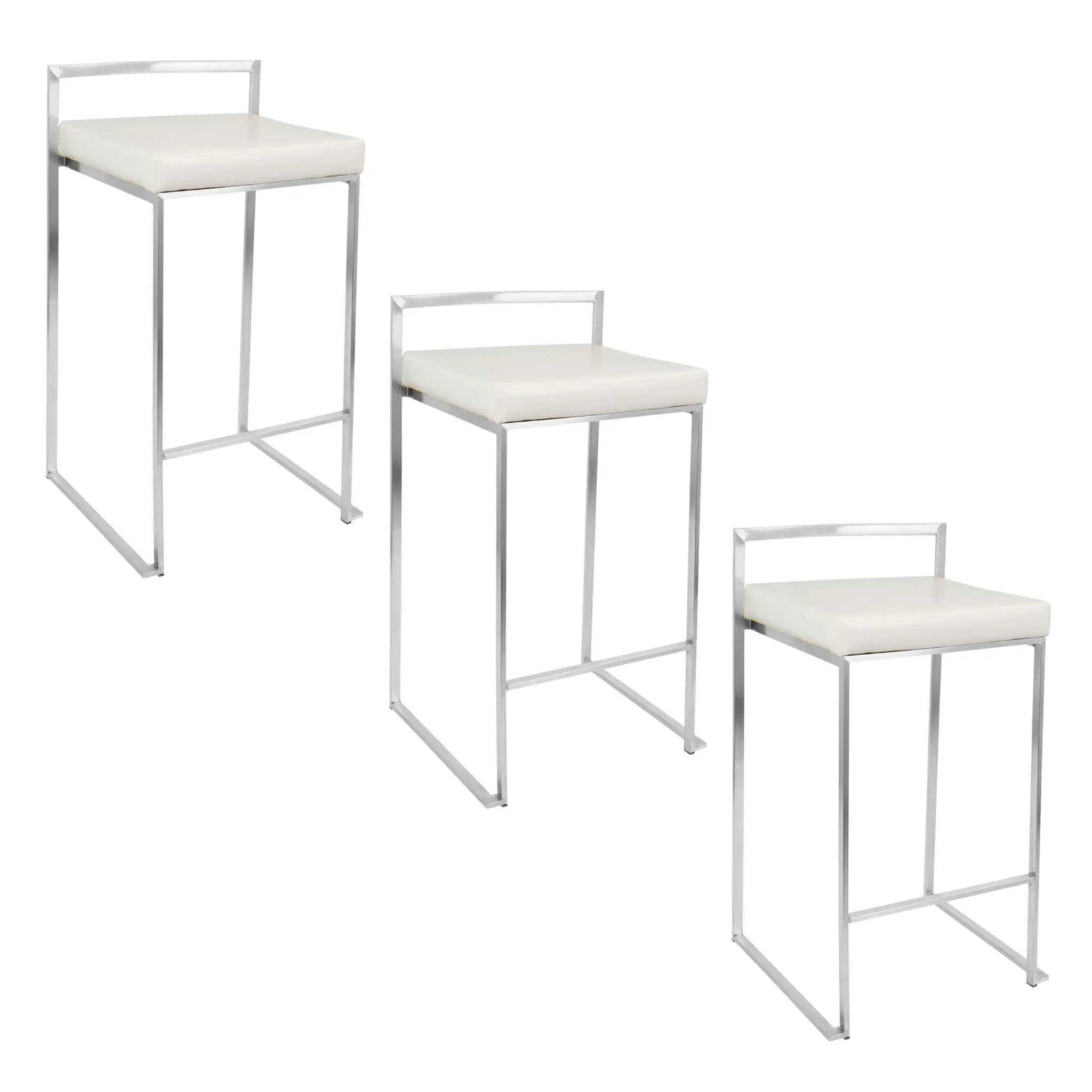 Fuji - Elegant Design Contemporary Stackable Counter Stool by HouseOfZazla