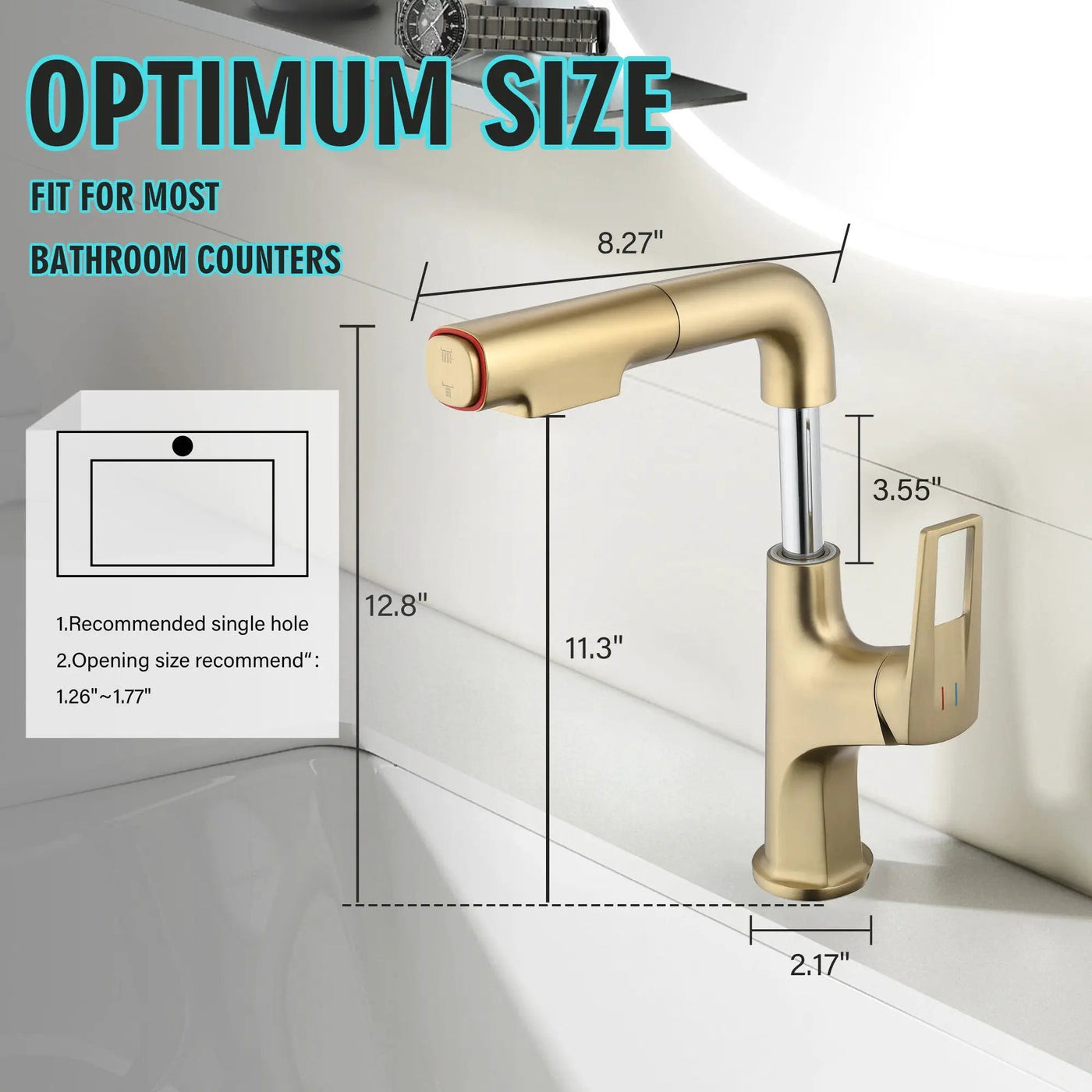 Pull Down Vessel Faucet With Lift Spout & Dual Spray Modes by HouseOfZazla
