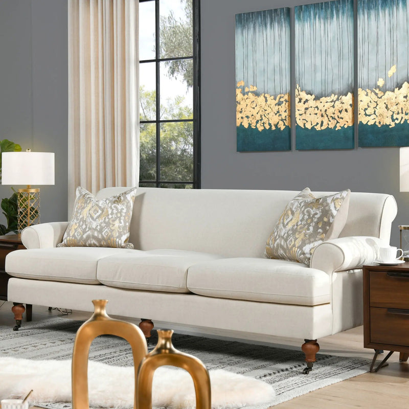 Alana Lawson - Three Cushion Tightback Sofa by Unique Piece Furniture