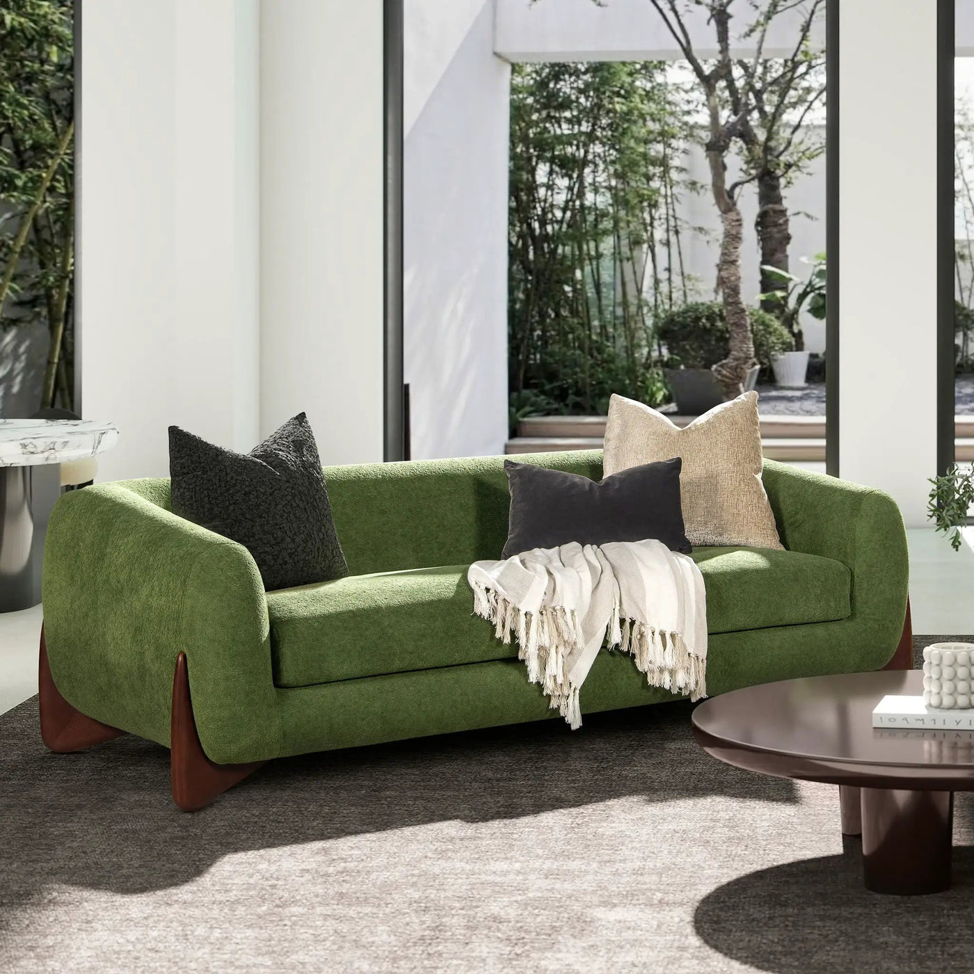 Alpine - Luxurious Upholstery Sherpa Sofa by Unique Piece Furniture