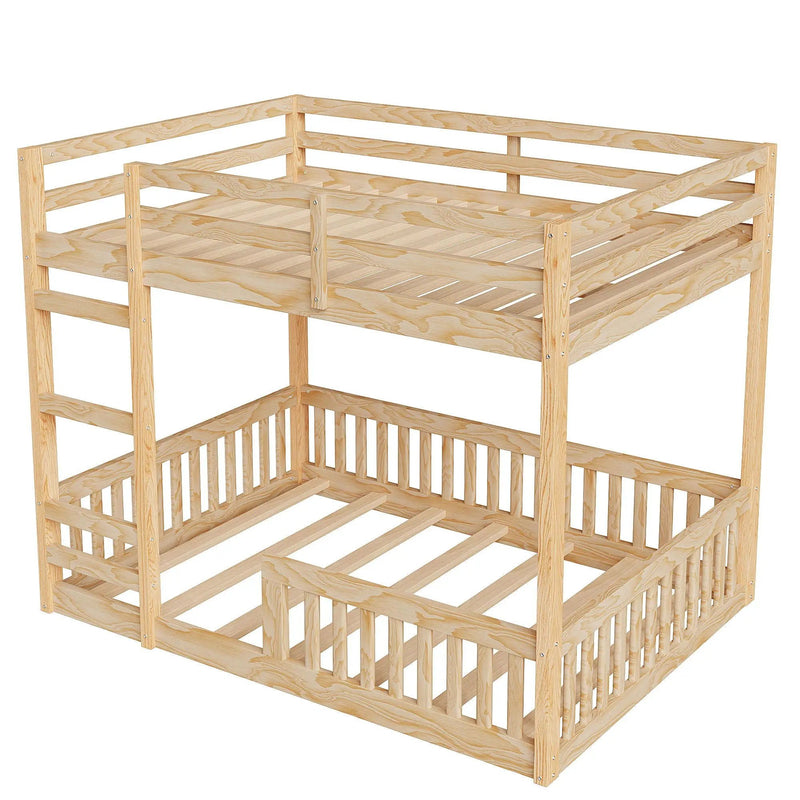 Stylish Bunk Bed With Ladder And Guardrails by HouseOfZazla