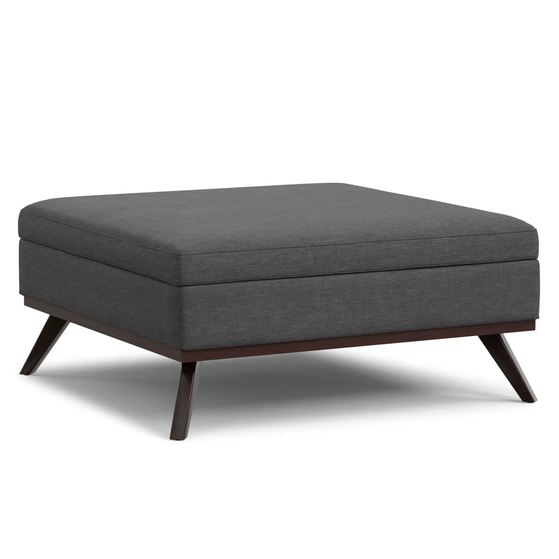 Owen - Multifunctional Square Coffee Table Storage Ottoman by HouseOfZazla