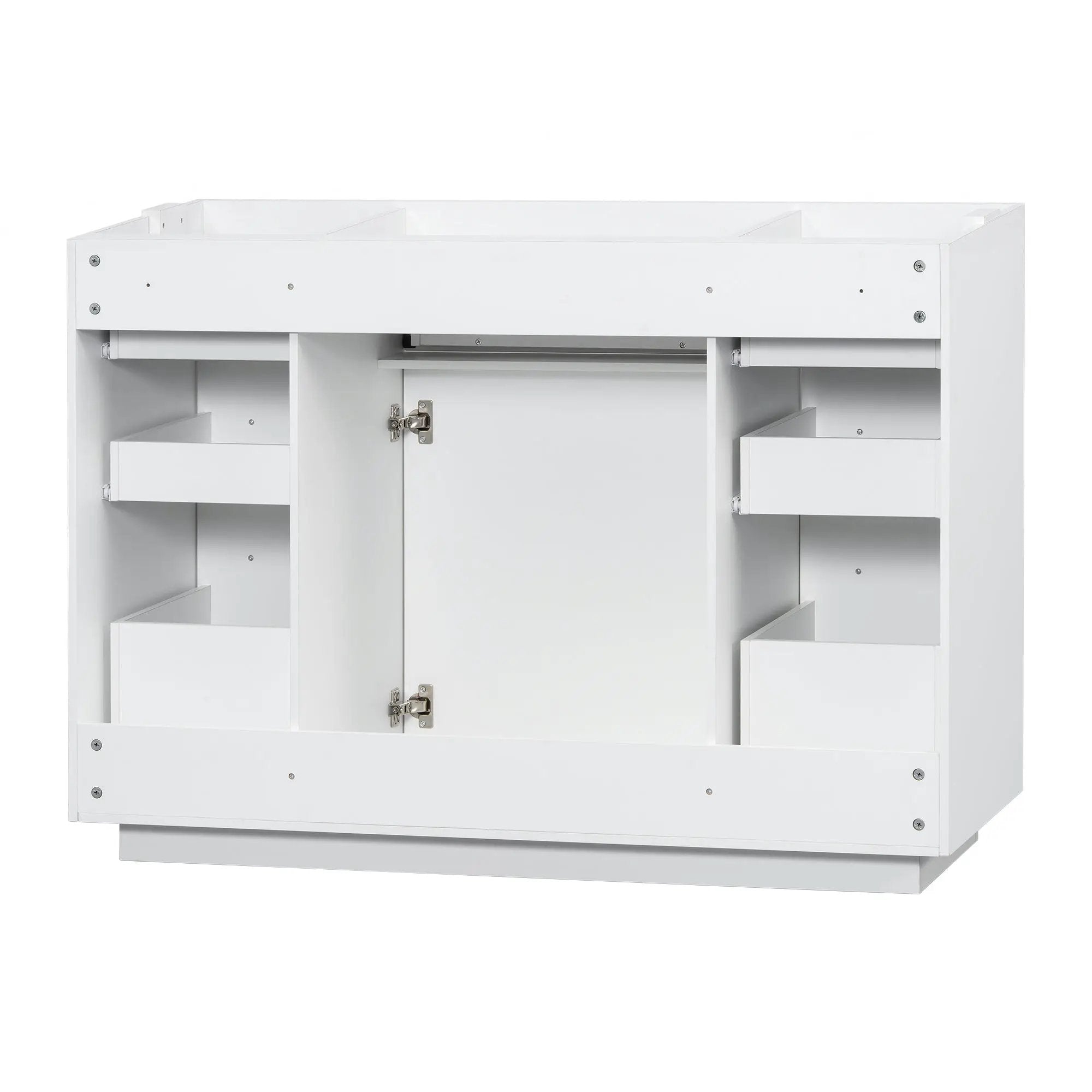 48" Bathroom Vanity without Sink, Cabinet Base Only by HouseOfZazla