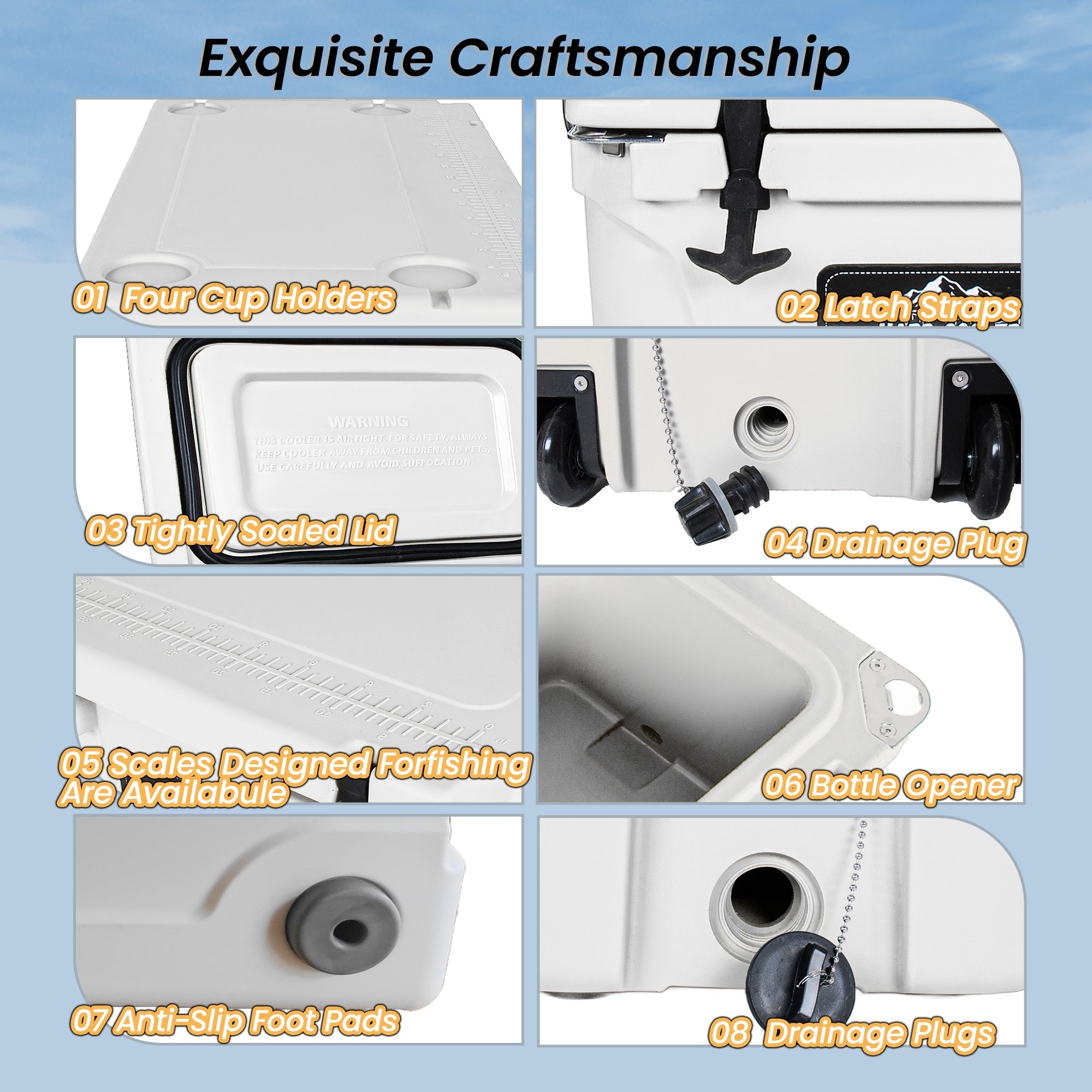 110 Quart Heavy-Duty Cooler by HouseOfZazla