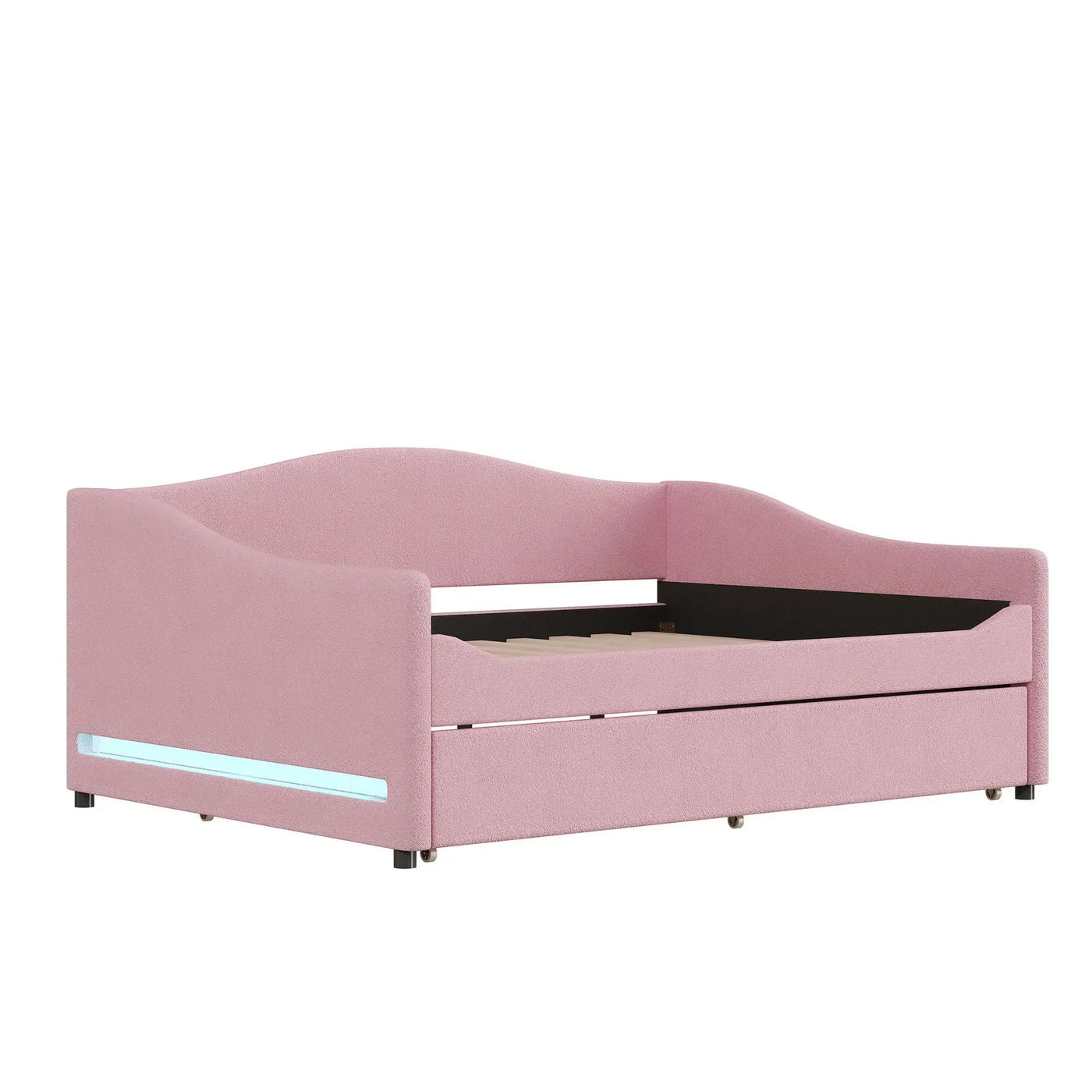 Upholstered Daybed With Light And Trundle by Unique Piece Furniture