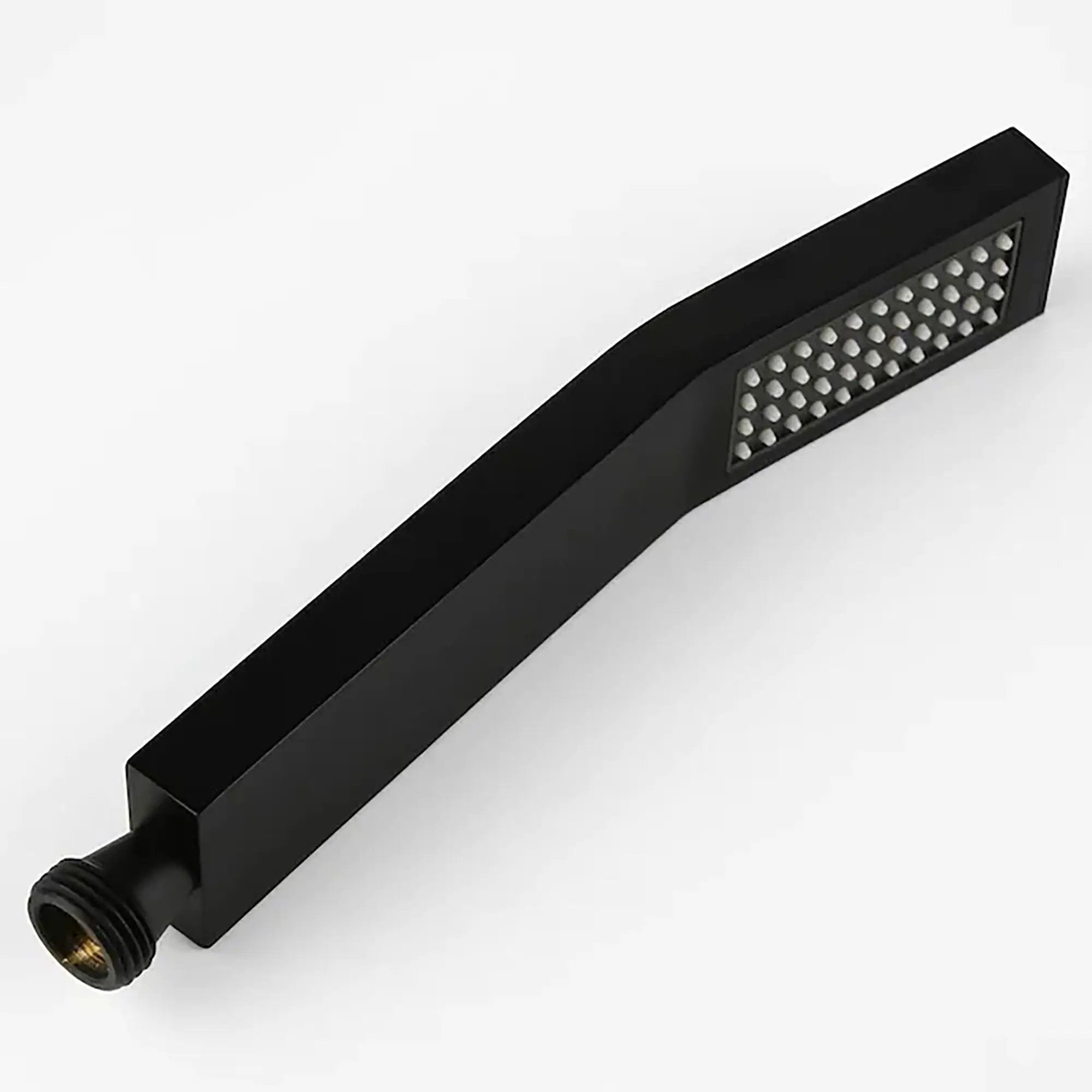 Brass Shower System With 10" Rainfall Shower Head And Handheld Sprayer - Matte Black by HouseOfZazla