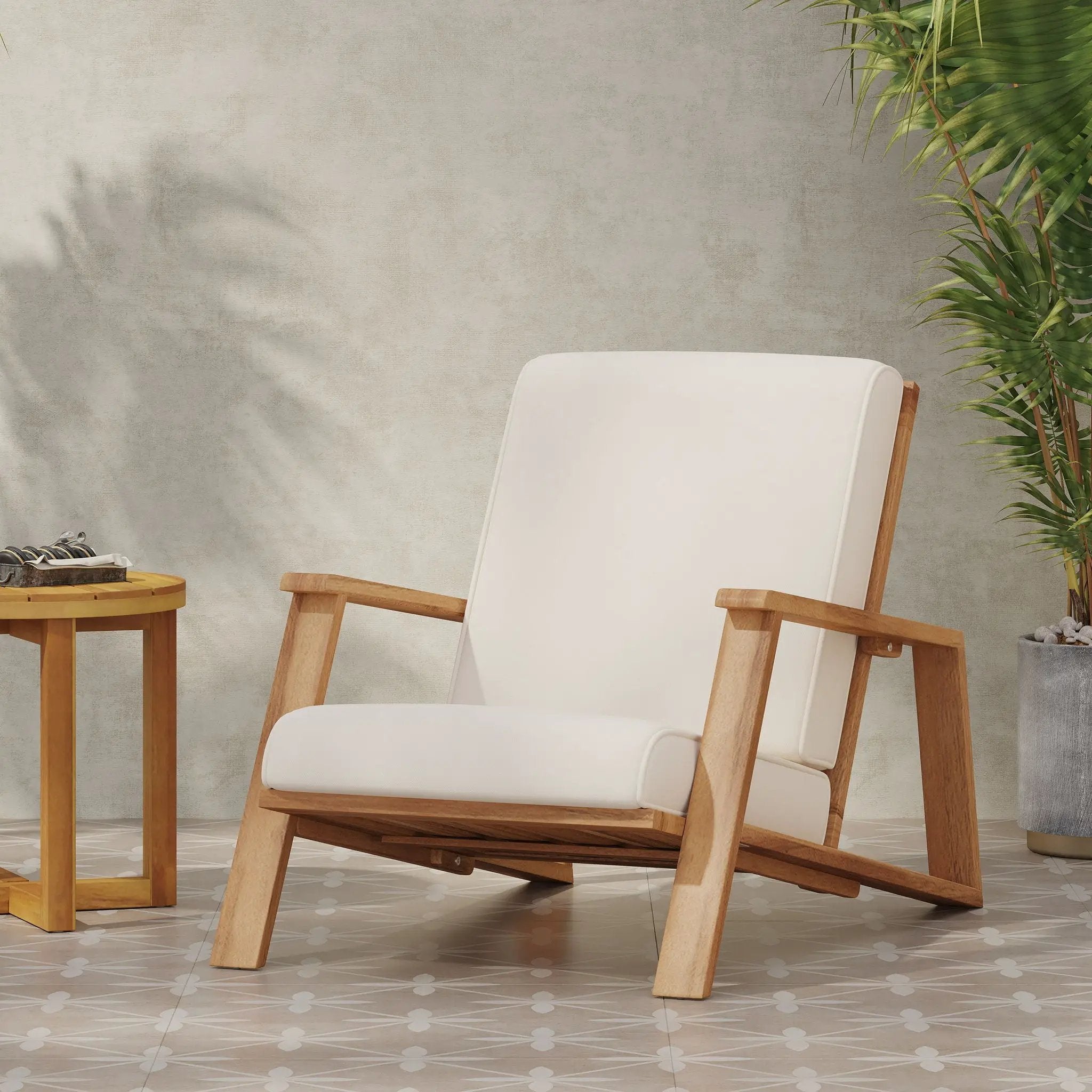 Patio Lounge Chair, Outdoor Club Chair by HouseOfZazla