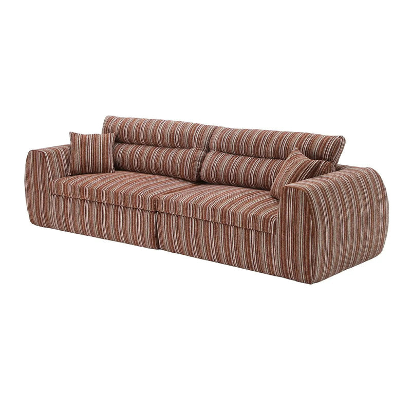 3 Seater, Couch With Throw Pillows For Living Room by Unique Piece Furniture