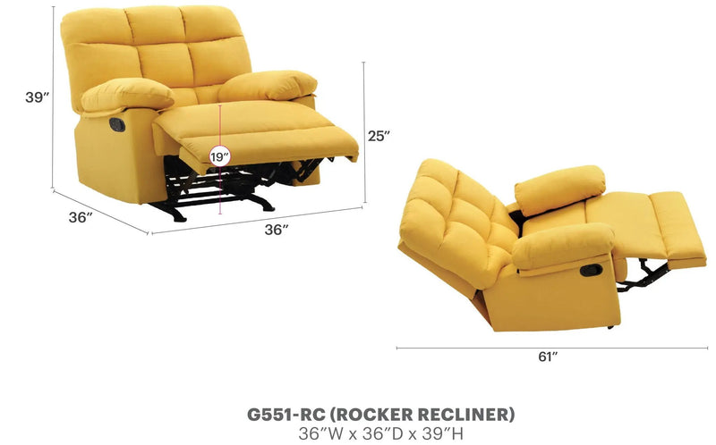 Cindy - Rocker Recliner by Unique Piece Furniture