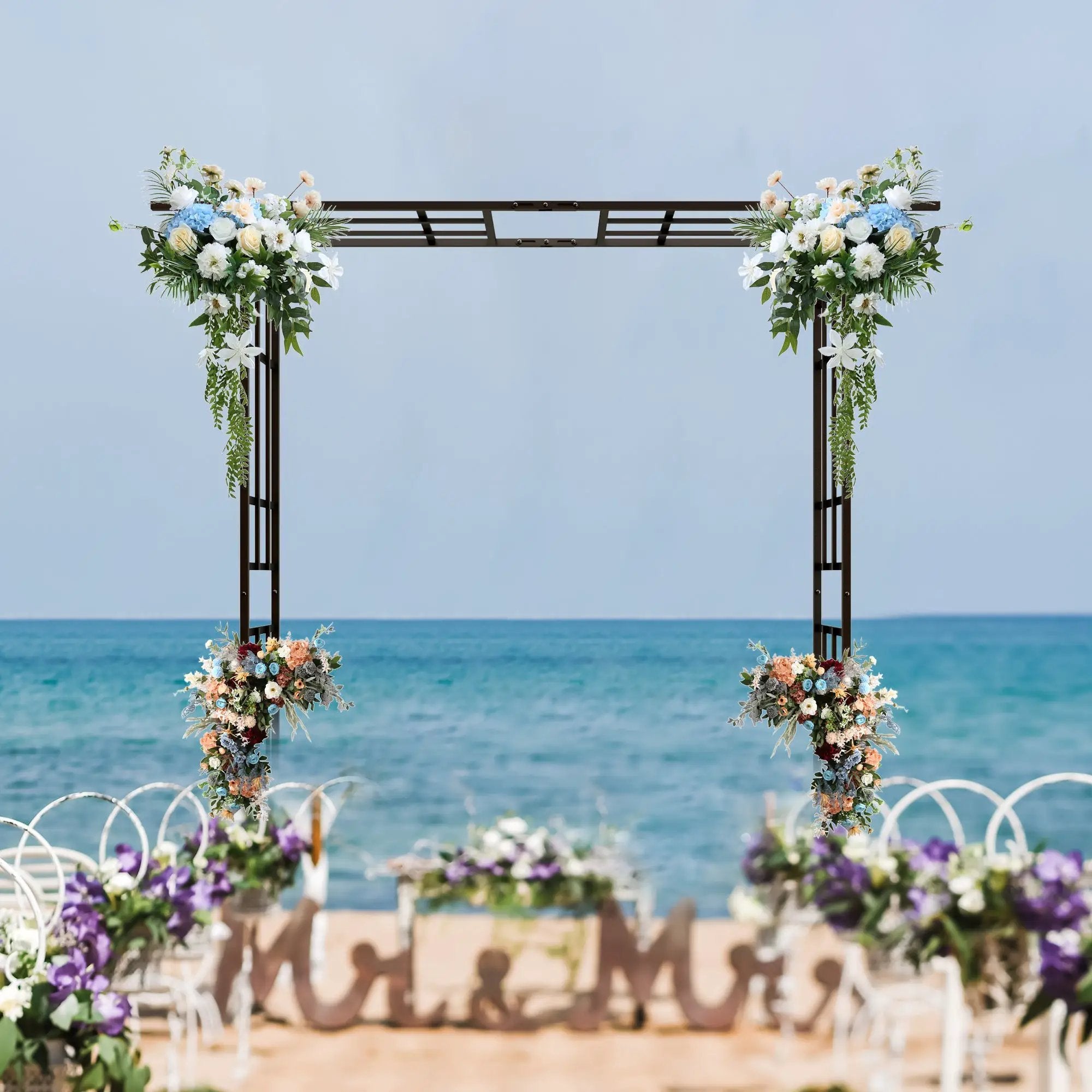 Metal Garden Arch with Adjustable Width by HouseOfZazla