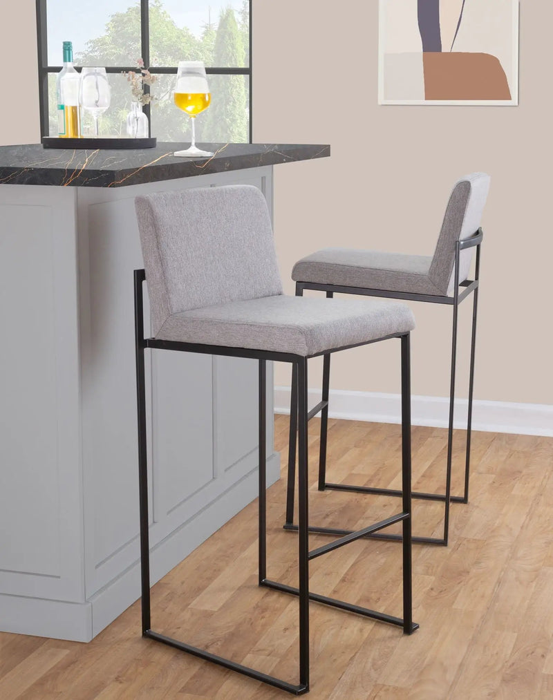 Fuji - Contemporary High Back Barstool Elegant Design by Unique Piece Furniture