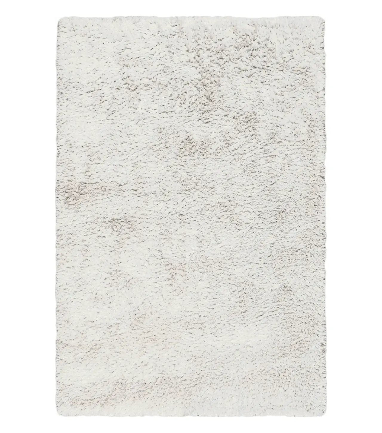 Safavieh Shag Rug 5x8, Pearl White Color, Isaac Mizrachi Shag Collection 5x7 Carpet, High Pile Soft Fluffly Bedroom Rug, Living Room Rug by Jewel Rugs