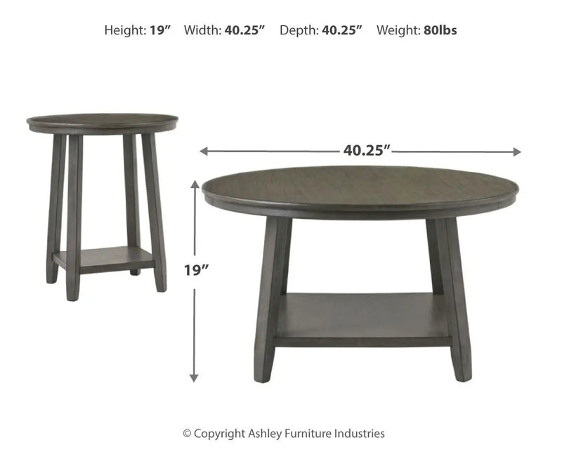 Caitbrook - Occasional Table Set (Set of 3) - Gray by Unique Piece Furniture