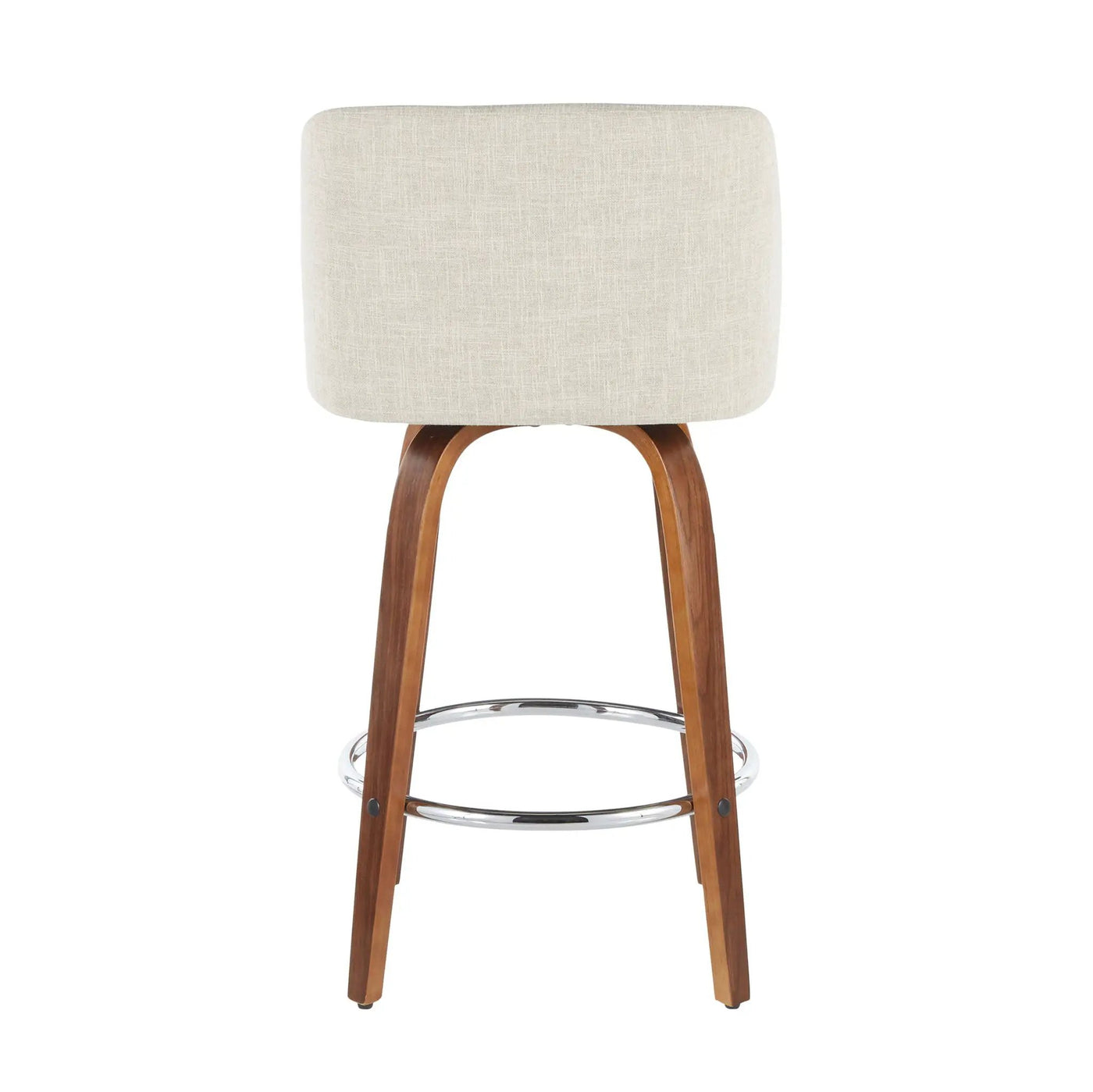 Toriano - Mid-Century Modern Counter Stool (Set of 2) by HouseOfZazla