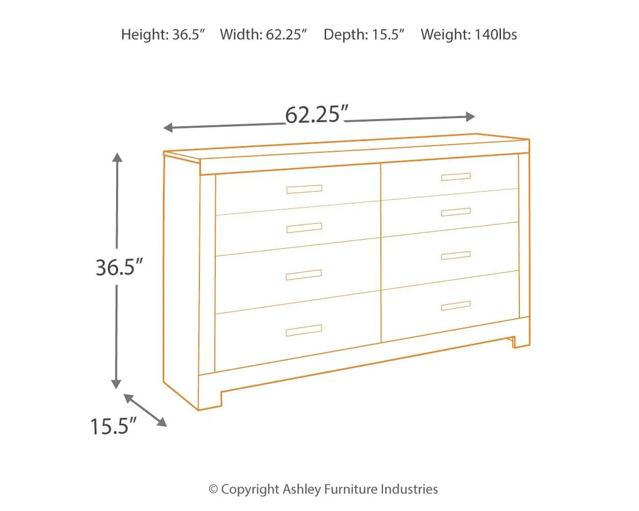 Culverbach - Dresser by Unique Piece Furniture