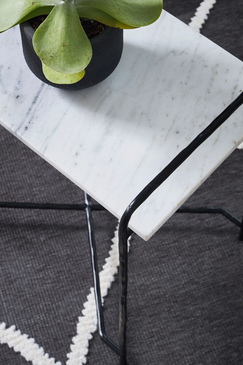 Ashber - Accent Table - White / Black by Unique Piece Furniture